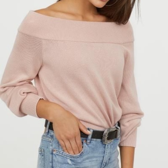 H&M Sweaters - H&M Off Shoulder Sweater